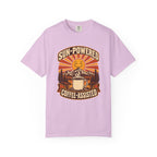 Sun-Powered, Coffee-Assisted T-Shirt – Orchid