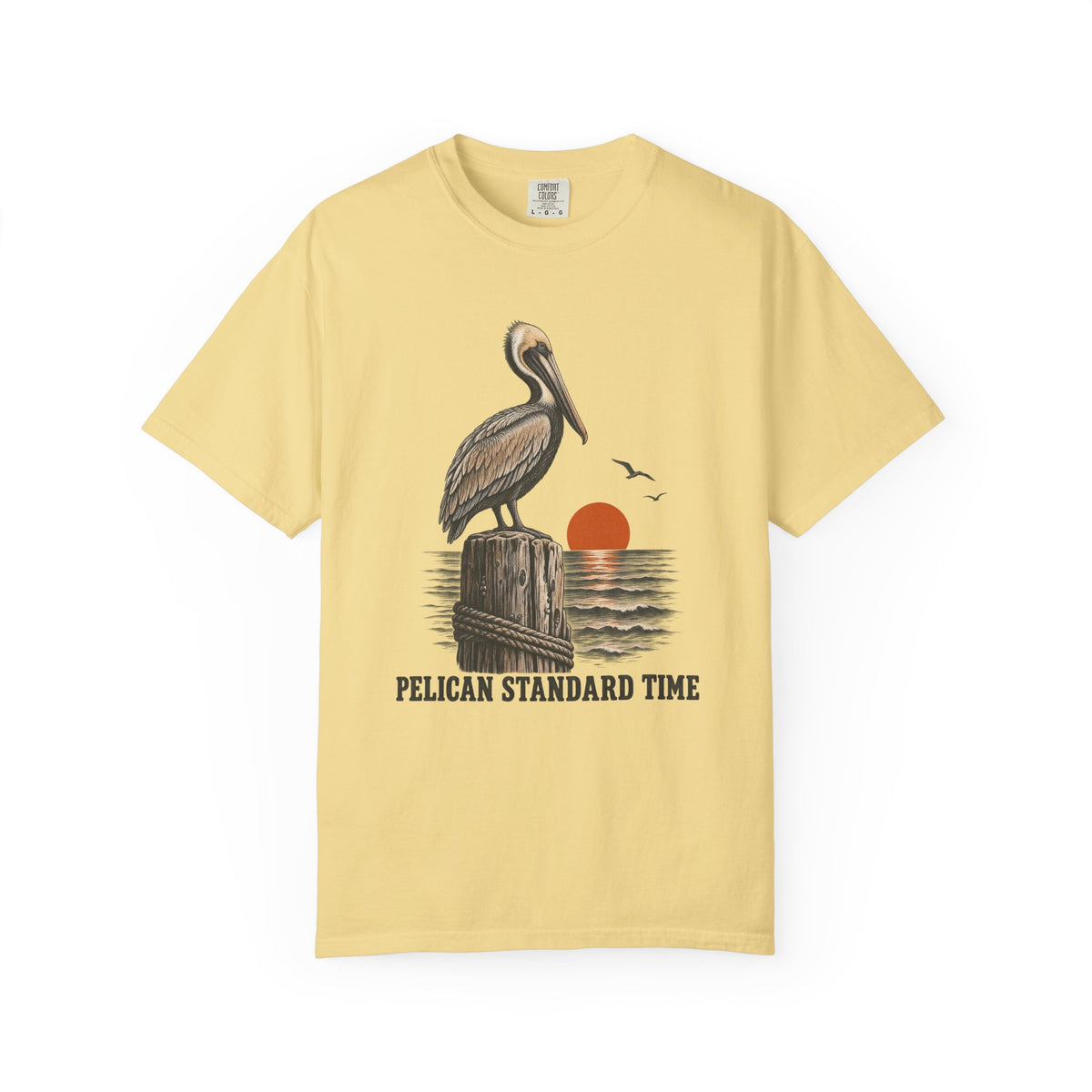 Pelican Standard Time T-Shirt – Butter