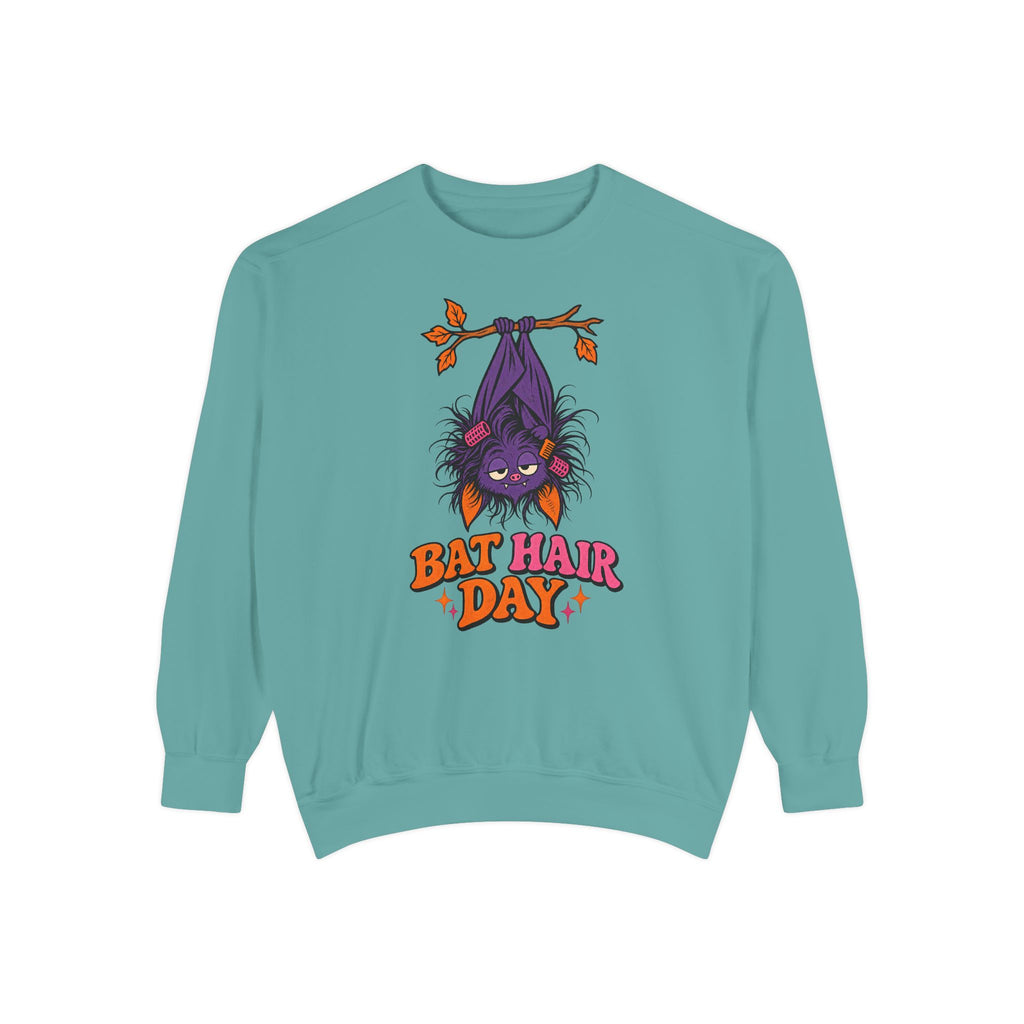 Bat Hair Day Sweatshirt – Seafoam