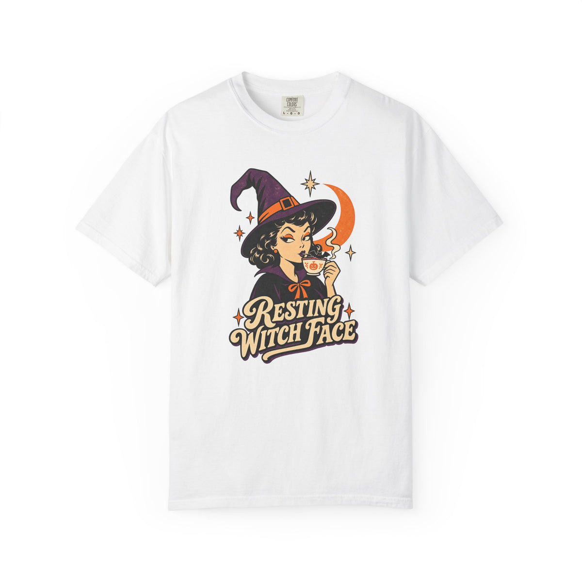 Resting Witch Face T-Shirt – White