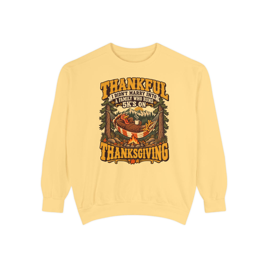 Not a 5K Family Turkey Hammock Sweatshirt