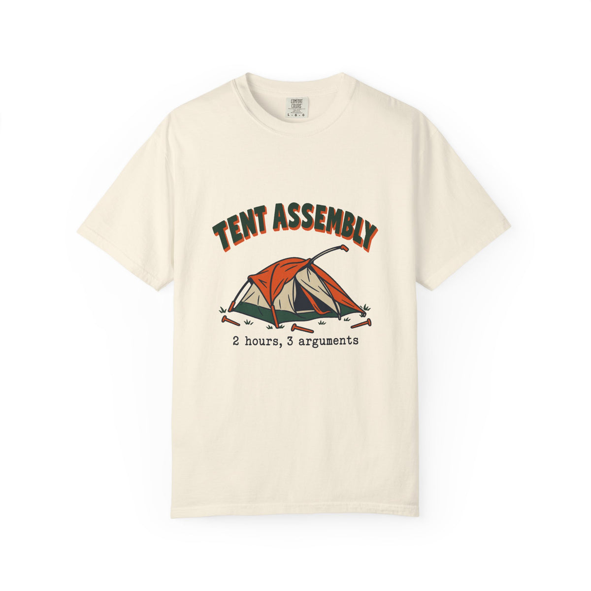 Tent Assembly T-Shirt – Ivory