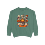 Bone-Fire Season Sweatshirt – Light Green