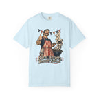 Burnt Burgers, Proudly Served T-Shirt – Chambray