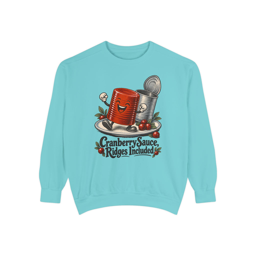 Cranberry Sauce, Ridges Included Sweatshirt – Chalky Mint