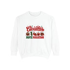 Christmas Movie Marathon Sweatshirt – White