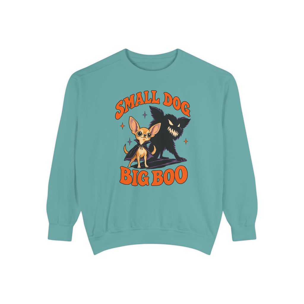 Small Dog, Big Boo Sweatshirt – Seafoam