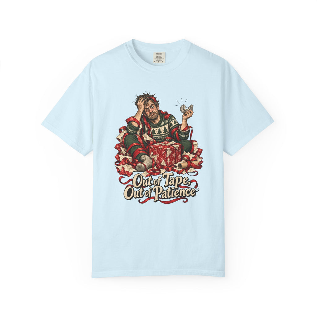 Out of Tape, Out of Patience T-Shirt – Chambray