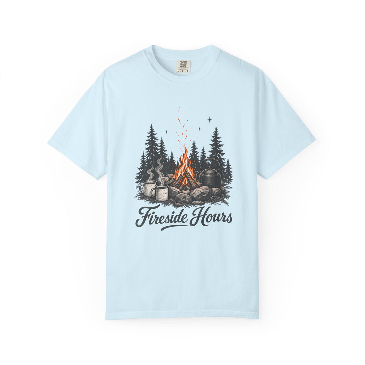 Fireside Hours T-Shirt – Chambray