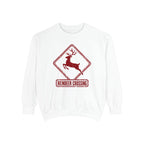 Reindeer Crossing Sweatshirt – White