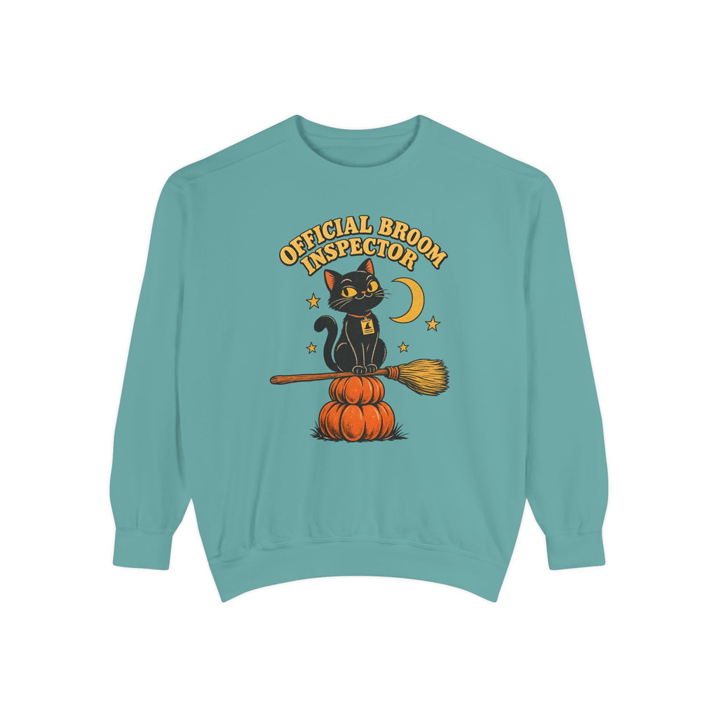 Official Broom Inspector Sweatshirt – Seafoam
