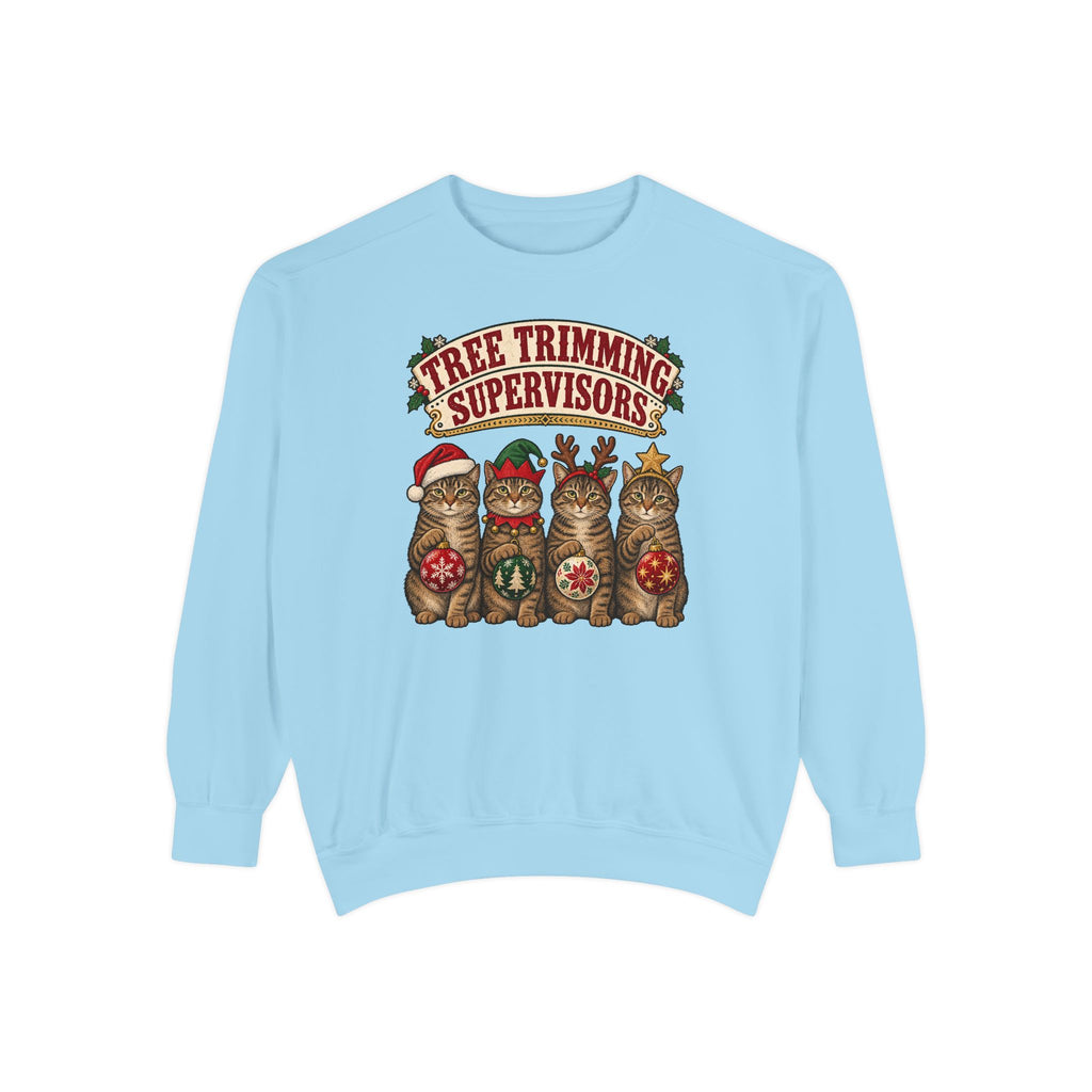 Tree Trimming Supervisors Sweatshirt – Chambray