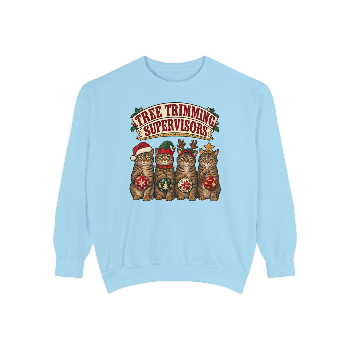 Tree Trimming Supervisors Sweatshirt – Chambray