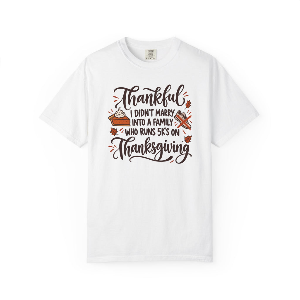 Not a 5K Family Pie Script T-Shirt