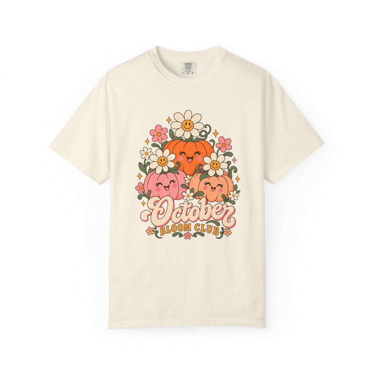 October Bloom Club T-Shirt – Ivory