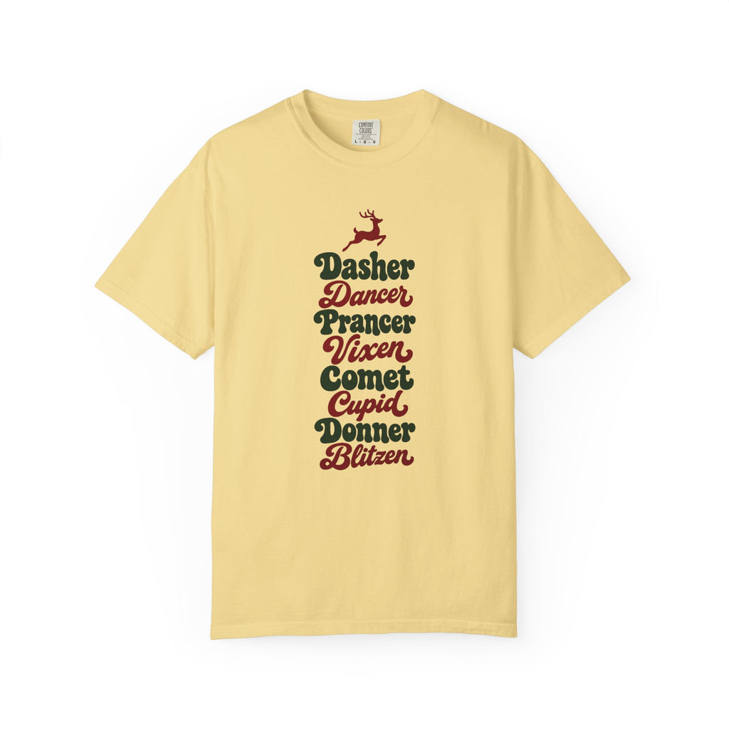 Dasher Dancer Prancer Vixen T-Shirt – Butter