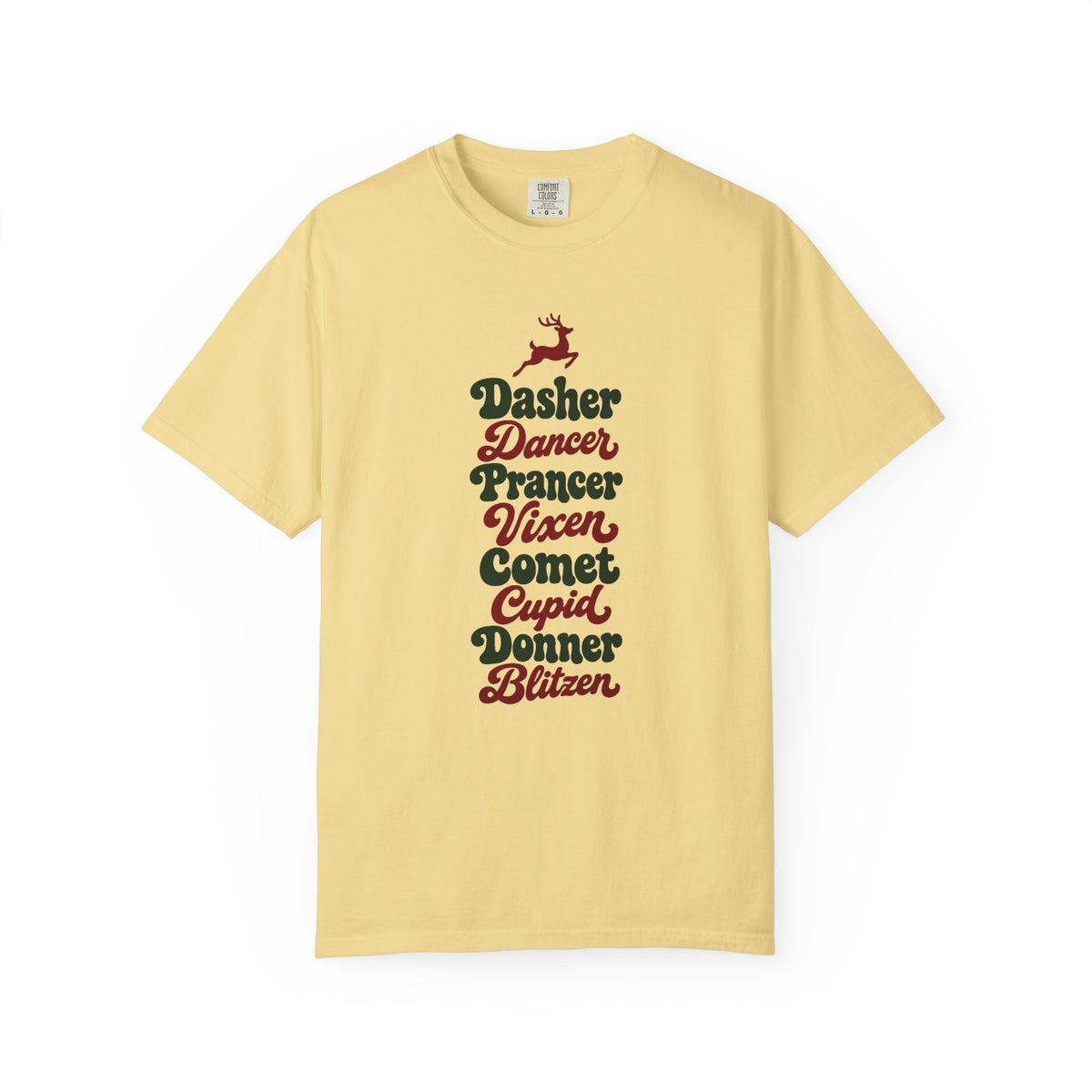 Dasher Dancer Prancer Vixen T-Shirt – Butter
