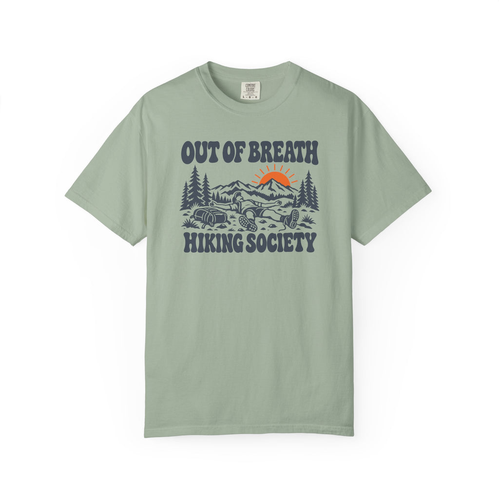 Out of Breath Hiking Society Flat Out T-Shirt