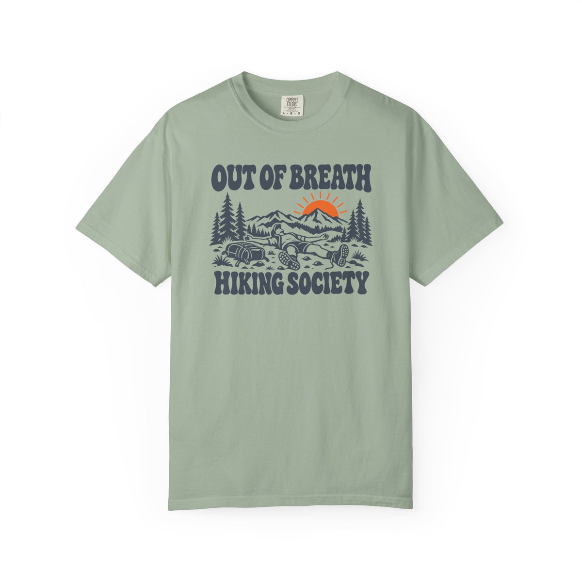 Out of Breath Hiking Society Flat Out T-Shirt