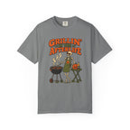 Grillin' in the Afterlife T-Shirt – Grey