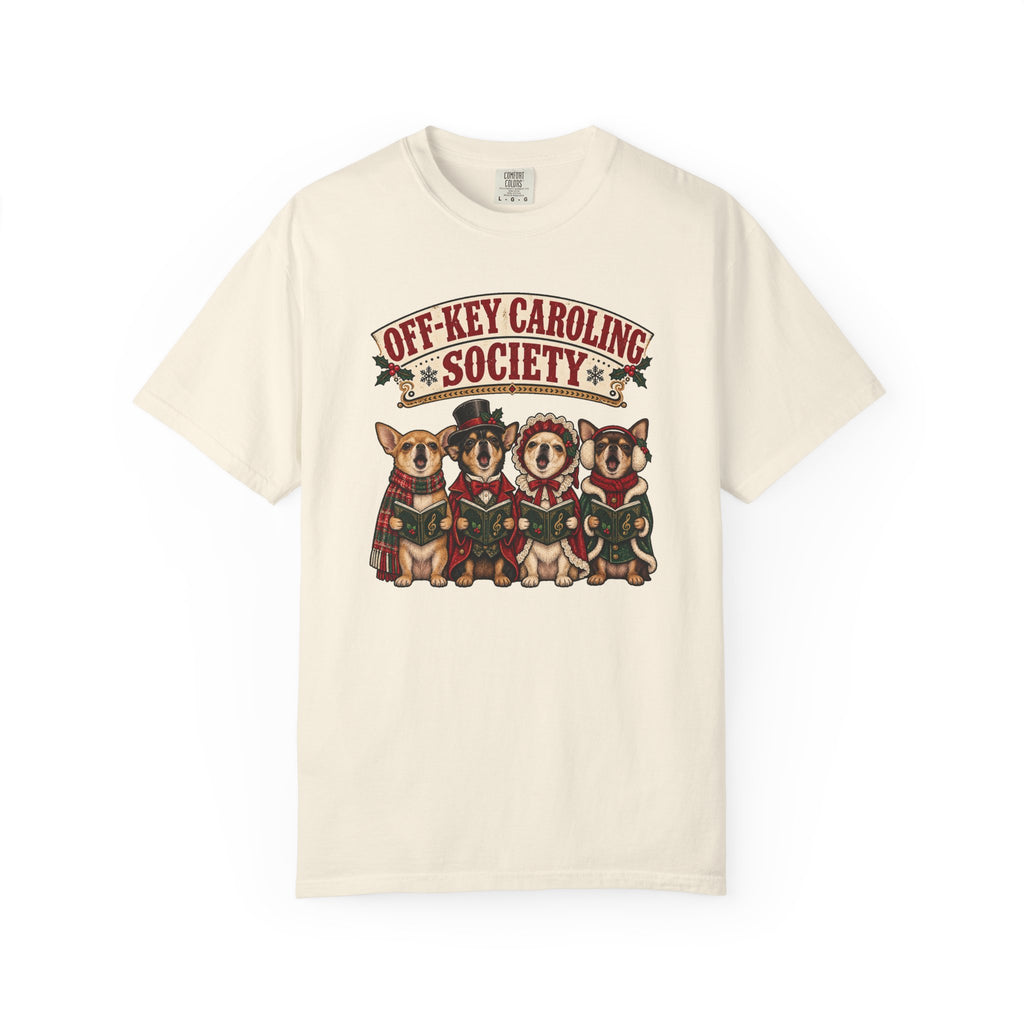 Off-Key Caroling Society T-Shirt – Ivory