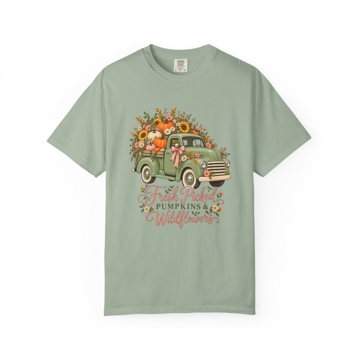 Fresh Picked Pumpkins & Wildflowers T-Shirt – Bay