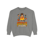 Running on Candy Corn and Chaos Sweatshirt – Grey