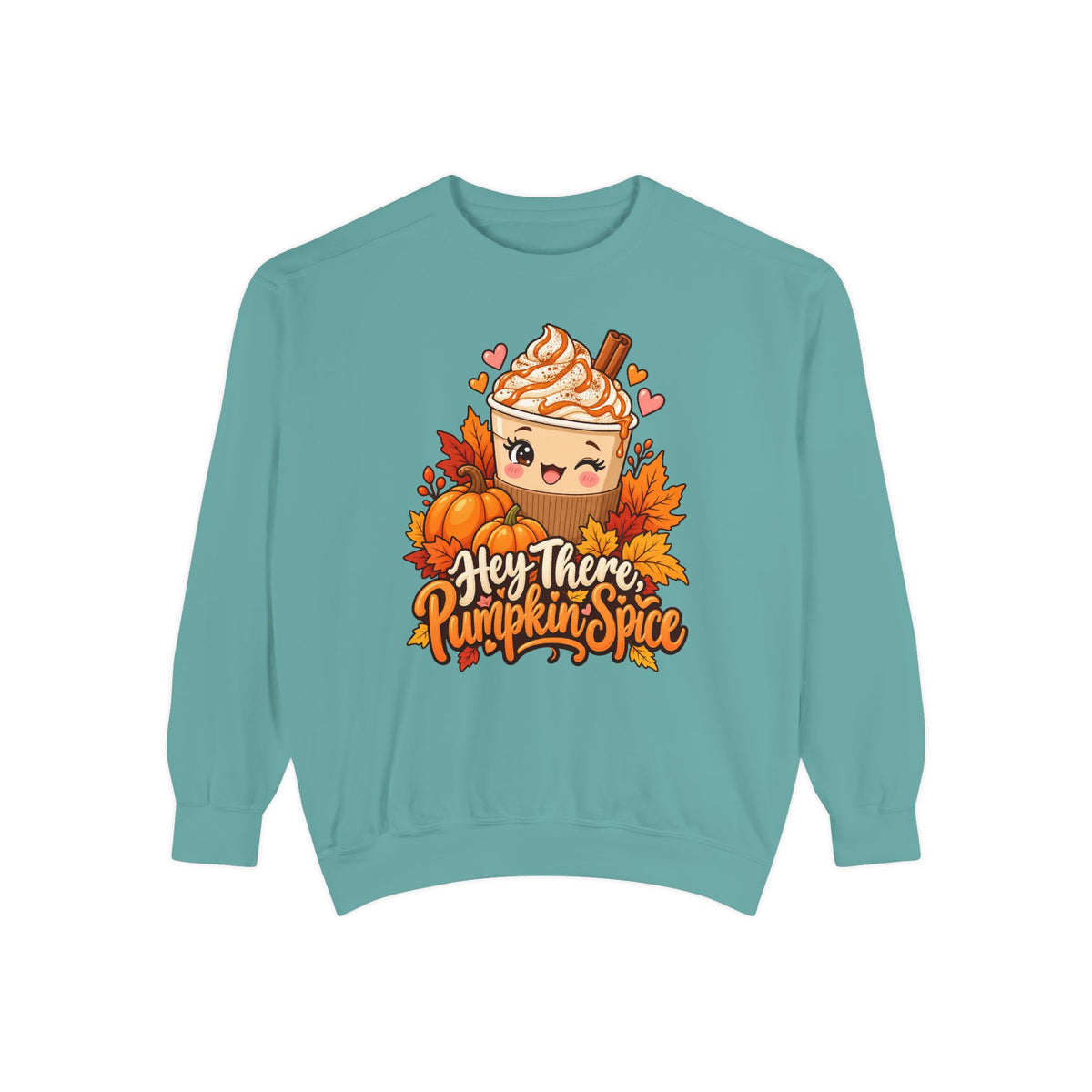 Hey There, Pumpkin Spice Sweatshirt – Seafoam