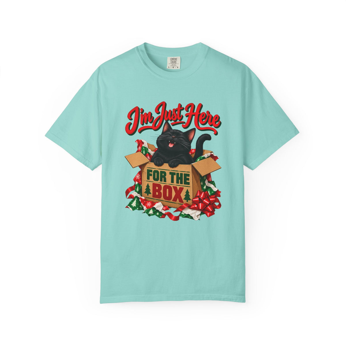 I'm Just Here for the Box T-Shirt – Chalky Mint