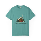 Cozy Cabin Christmas T-Shirt – Seafoam