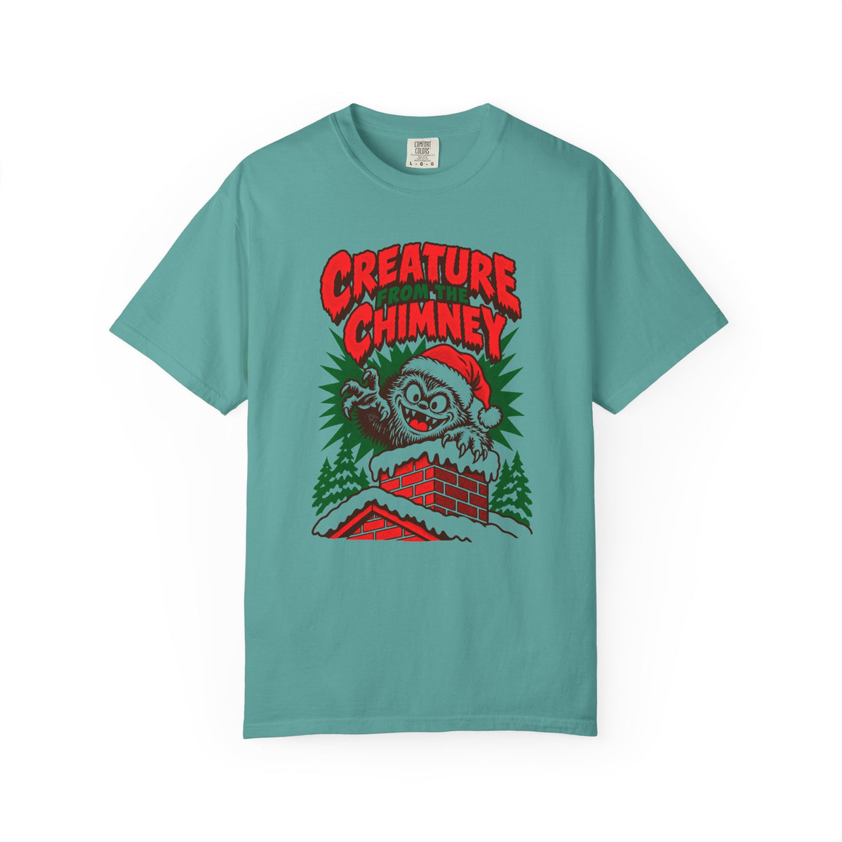 Creature from the Chimney T-Shirt – Seafoam