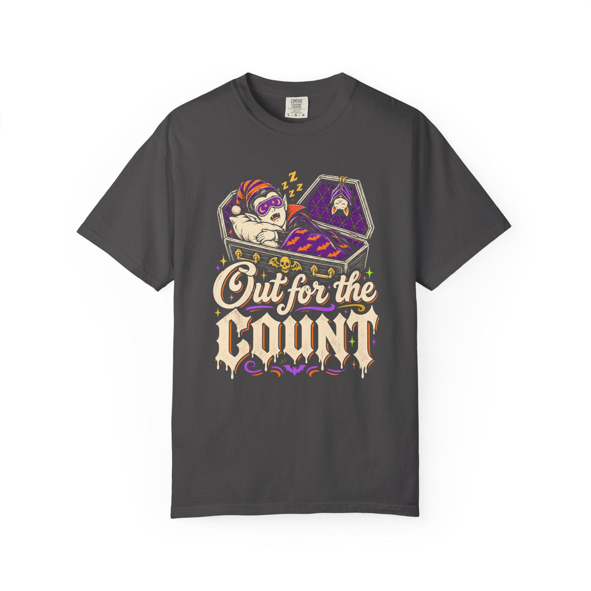 Out for the Count T-Shirt – Graphite
