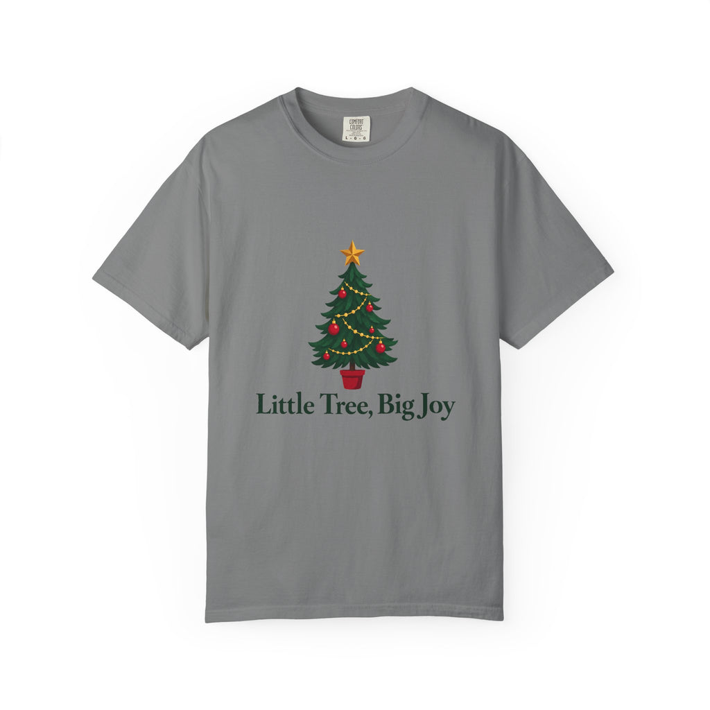 Little Tree, Big Joy T-Shirt – Grey