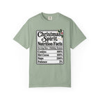 Christmas Spirit Nutrition Facts T-Shirt – Bay