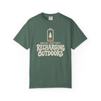 Social Battery: Recharging Outdoors T-Shirt