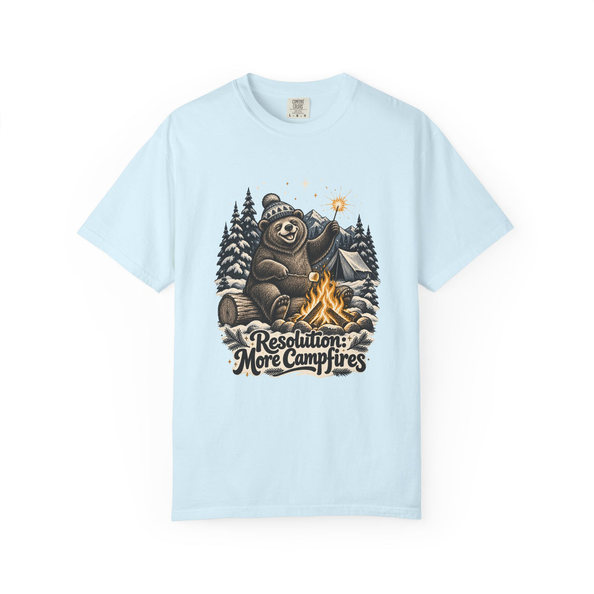 Resolution: More Campfires T-Shirt – Chambray