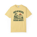 Out of Breath Hiking Society Trail Sign T-Shirt