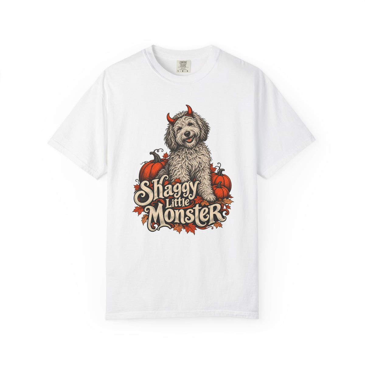 Shaggy Little Monster T-Shirt – White