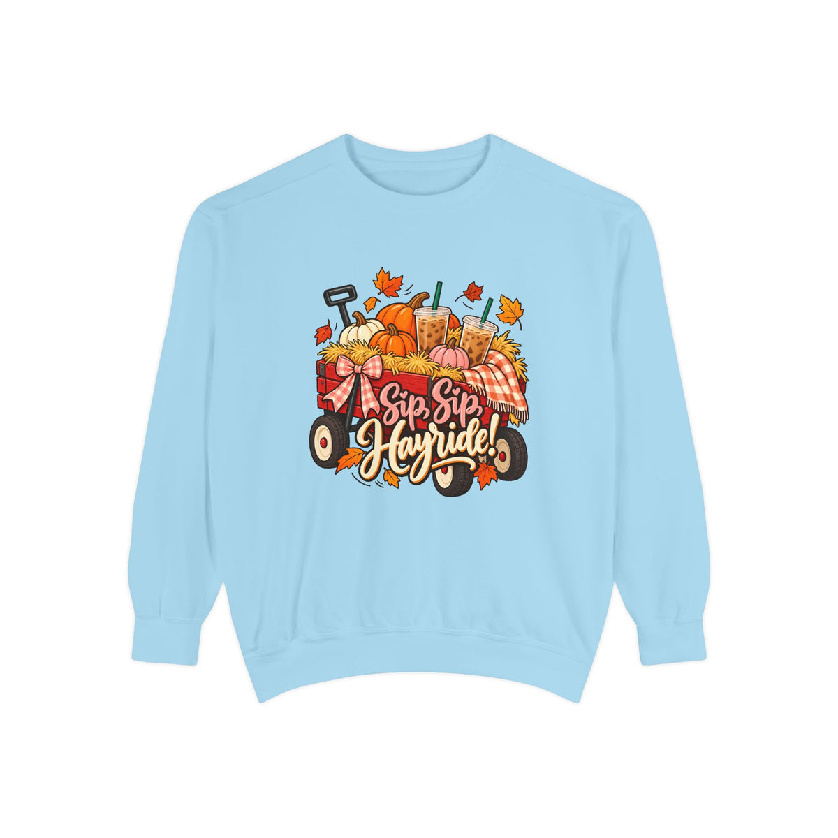 Sip, Sip, Hayride! Sweatshirt – Chambray