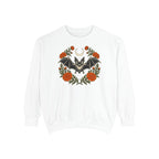 Botanical Bat Sweatshirt – White