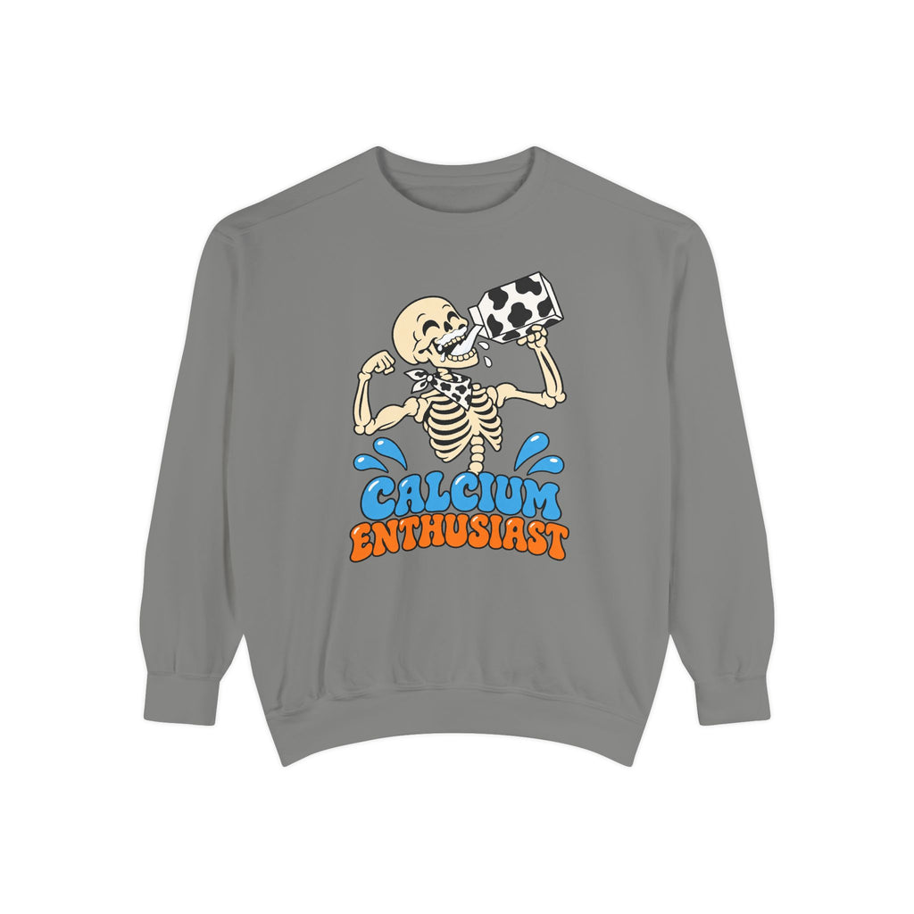 Calcium Enthusiast Sweatshirt – Grey