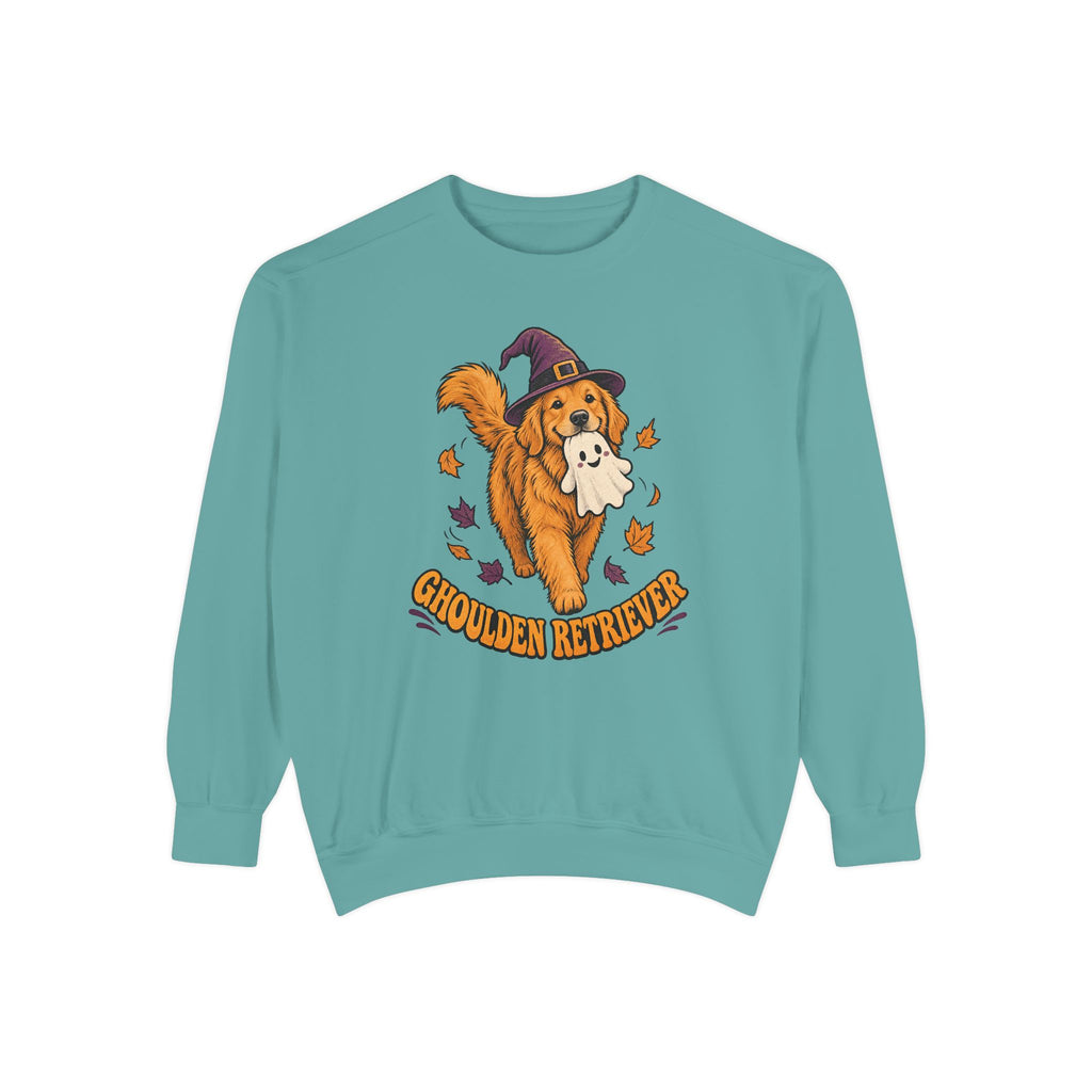 Ghoulden Retriever Sweatshirt – Seafoam