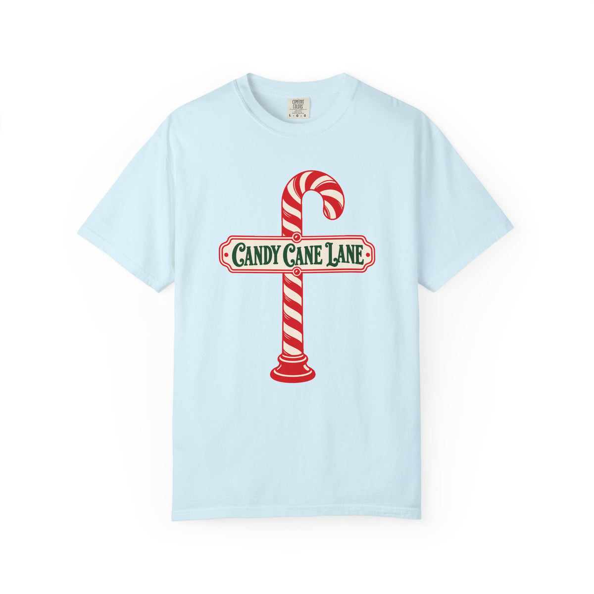 Candy Cane Lane T-Shirt – Chambray