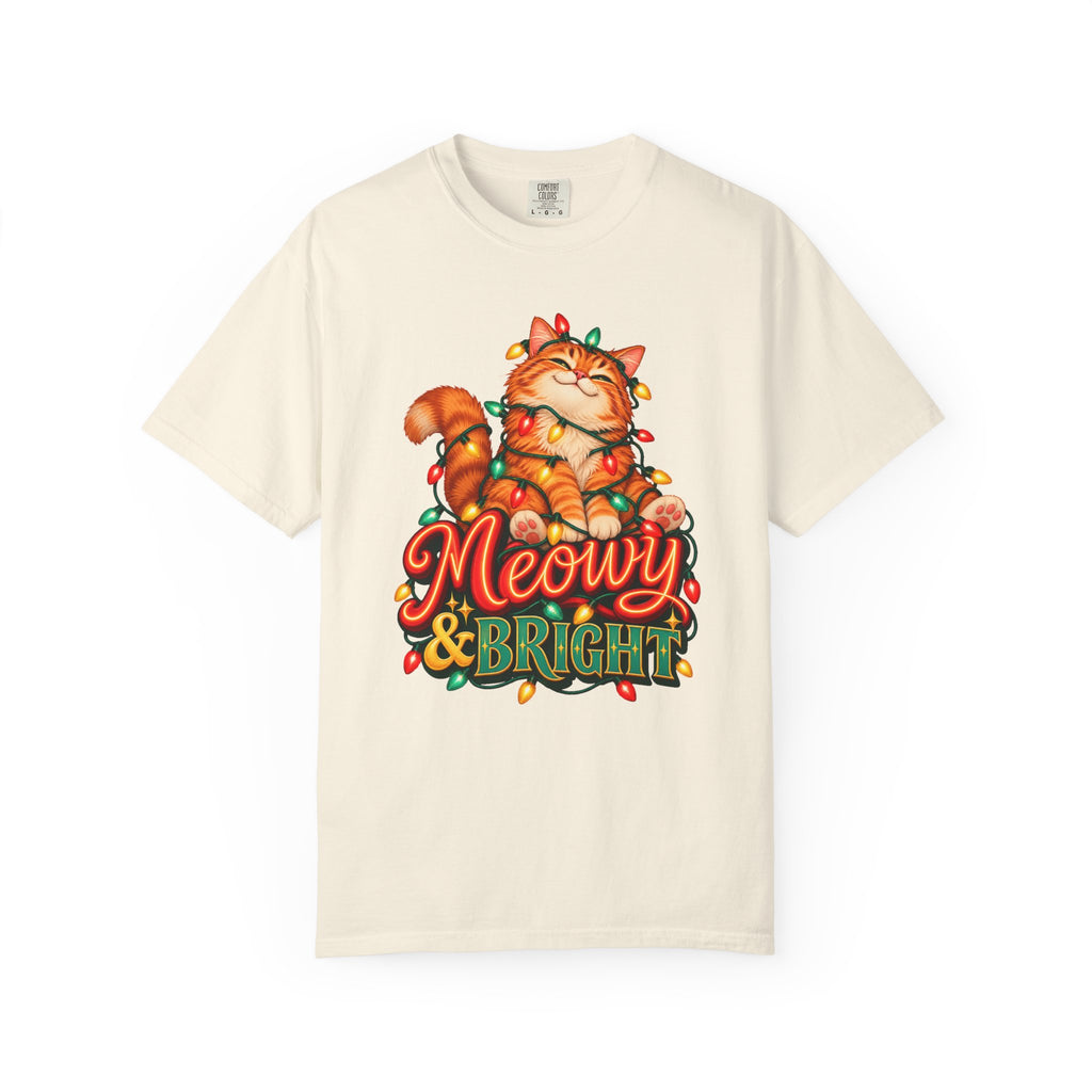 Meowy & Bright T-Shirt – Ivory