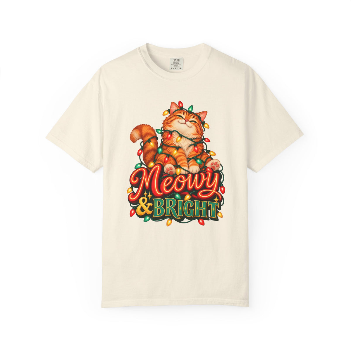 Meowy & Bright T-Shirt – Ivory