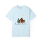 Cozy Cabin Christmas T-Shirt – Chambray