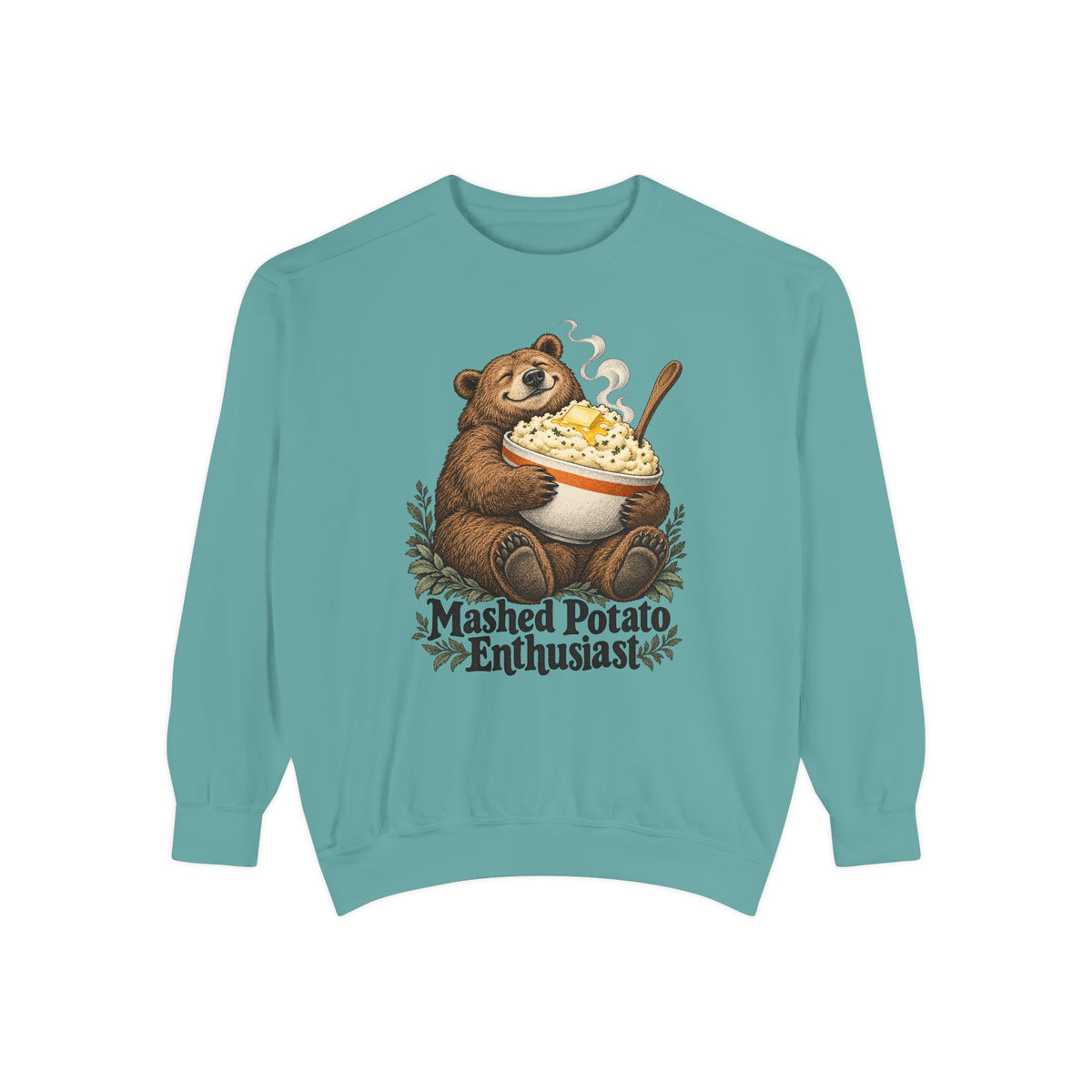 Mashed Potato Enthusiast Sweatshirt – Seafoam