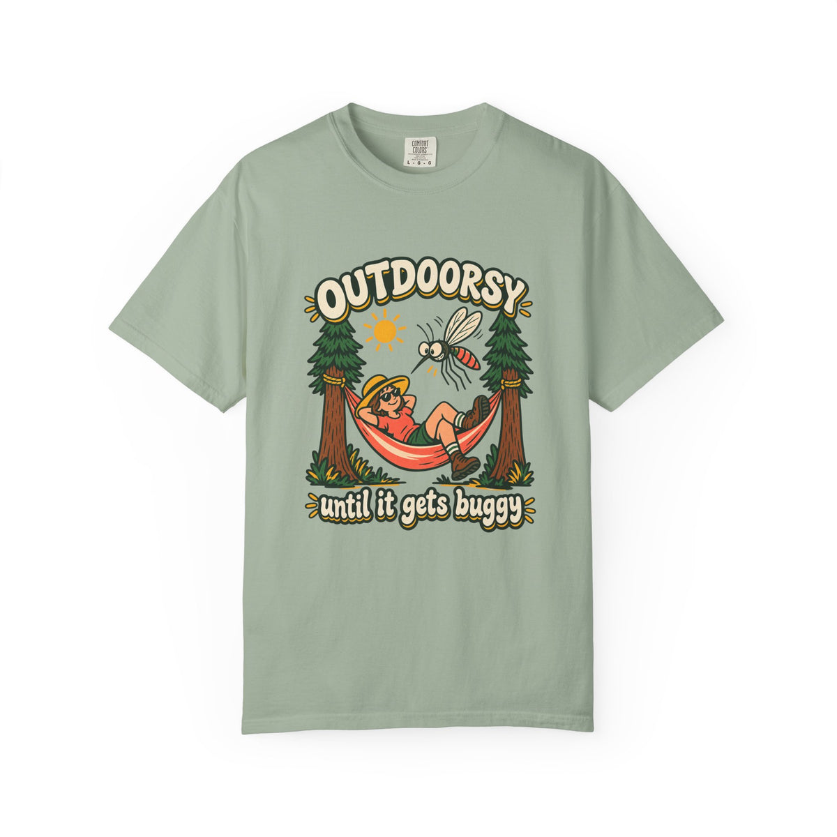 Outdoorsy Until It Gets Buggy T-Shirt – Bay