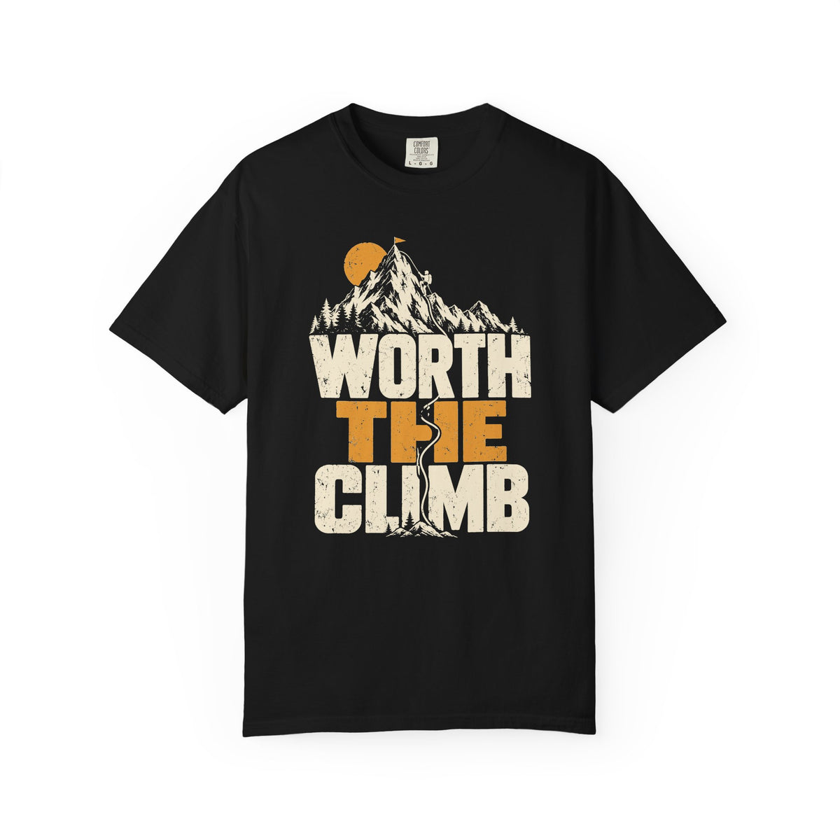 Worth the Climb Summit Flag T-Shirt