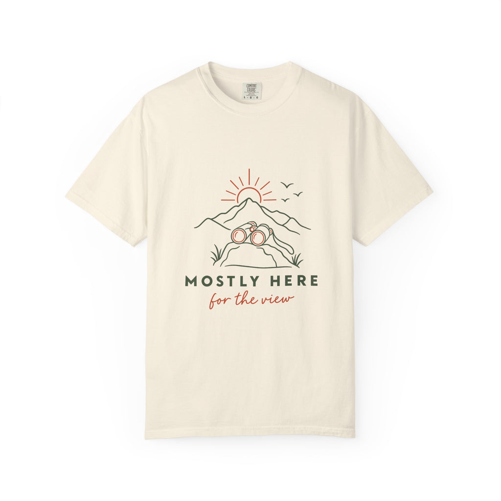 Mostly Here for the View T-Shirt – Ivory